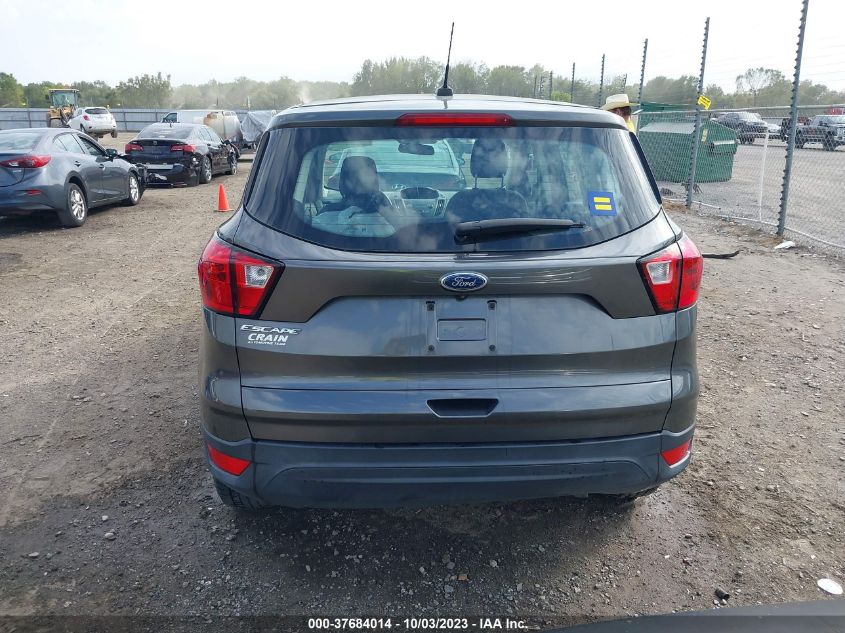 2019 FORD ESCAPE S - 1FMCU0F77KUA59138