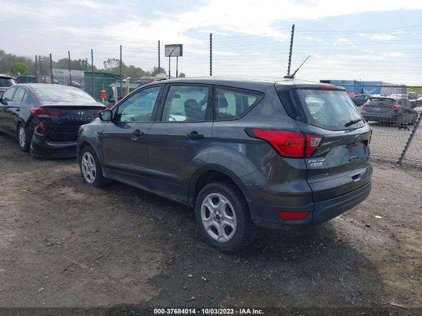 2019 FORD ESCAPE S - 1FMCU0F77KUA59138