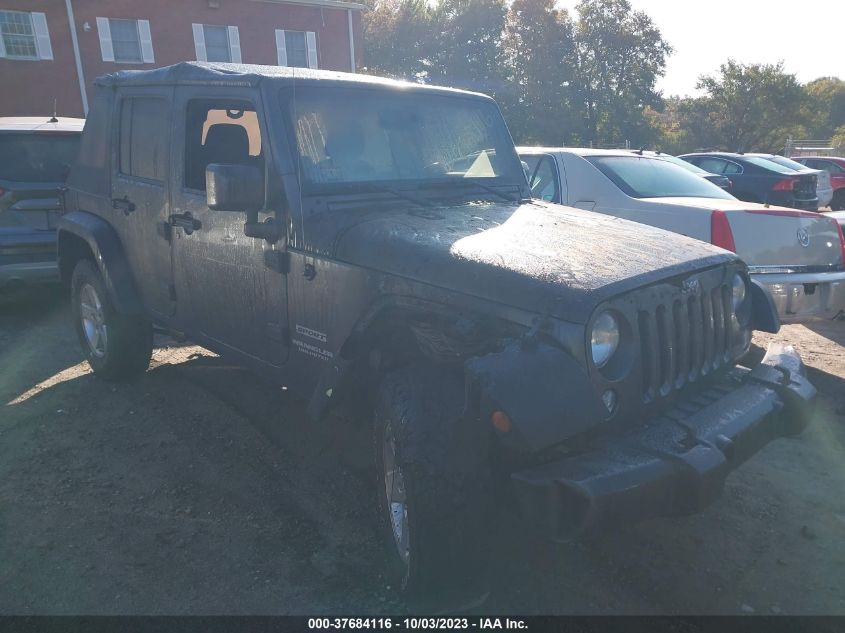 2014 JEEP WRANGLER UNLIMITED SPORT - 1C4BJWDG7EL298942