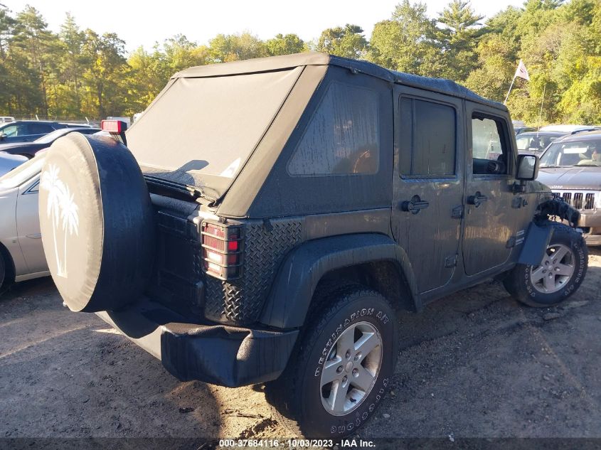 2014 JEEP WRANGLER UNLIMITED SPORT - 1C4BJWDG7EL298942