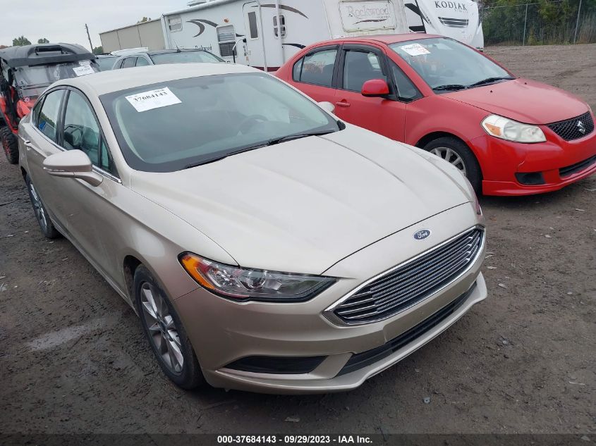 2017 FORD FUSION SE - 3FA6P0H79HR186159