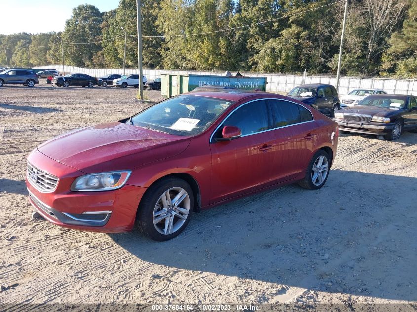 2015 VOLVO S60 T5 DRIVE-E PLATINUM - YV140MFD9F2306673