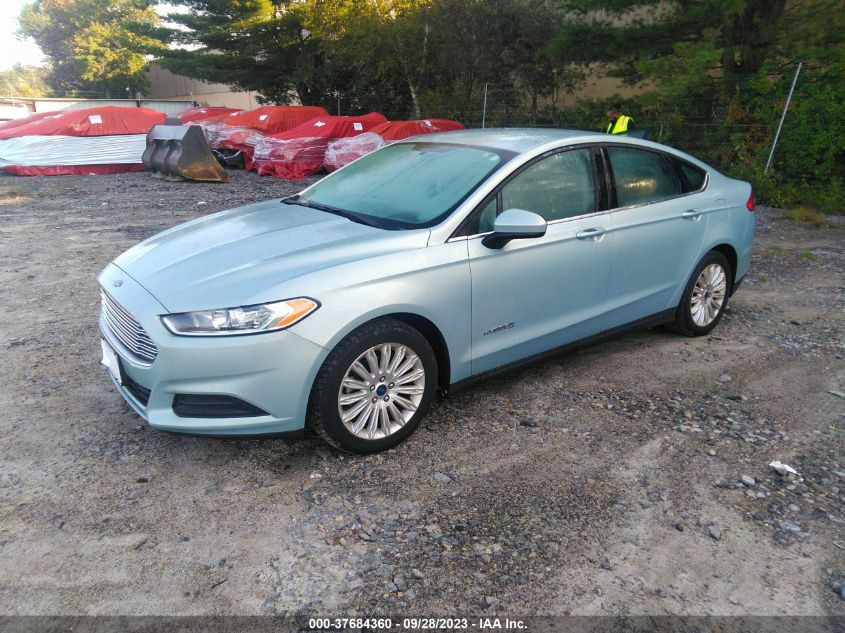 2014 FORD FUSION S HYBRID - 3FA6P0UU9ER368967