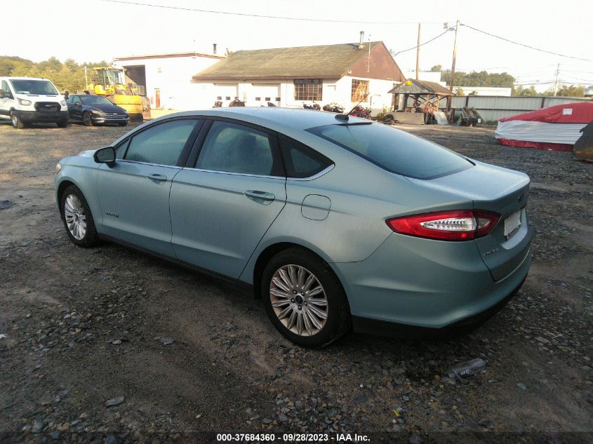 2014 FORD FUSION S HYBRID - 3FA6P0UU9ER368967
