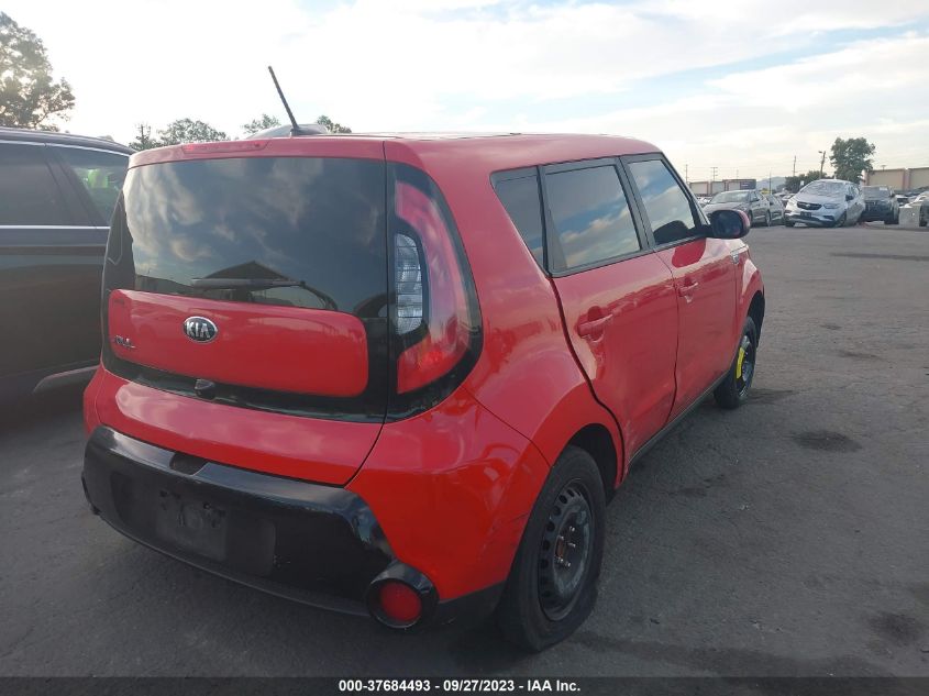 2016 KIA SOUL + - KNDJP3A53G7867678