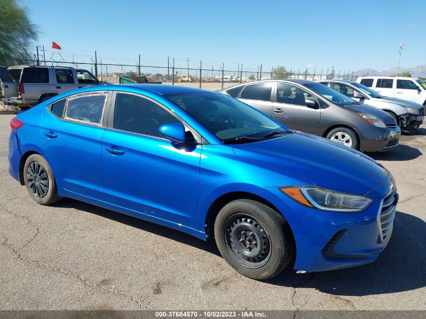 2017 HYUNDAI ELANTRA SE - KMHD74LF9HU408369