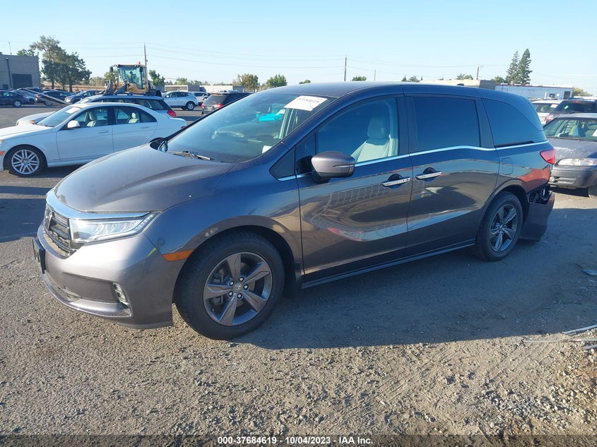 VIN 5FNRL6H52NB015898 2022 HONDA ODYSSEY EX