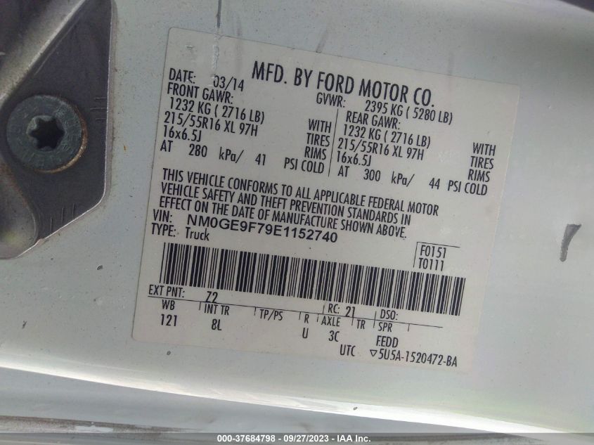 2014 FORD TRANSIT CONNECT WAGON XLT - NM0GE9F79E1152740