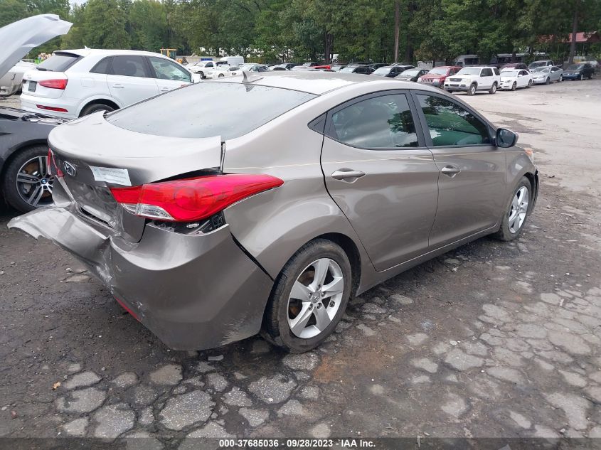 2013 HYUNDAI ELANTRA GLS - 5NPDH4AE9DH181801