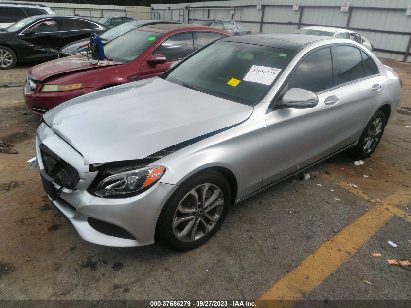 VIN 55SWF4KB0HU212570 2017 MERCEDES-BENZ C-CLASS no.2