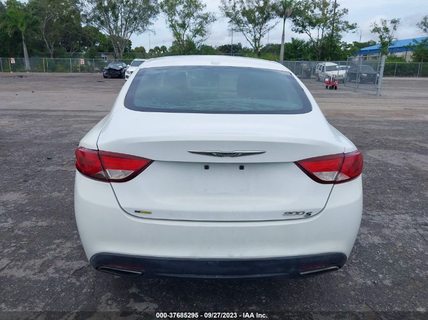 2015 CHRYSLER 200 S - 1C3CCCBB4FN733088