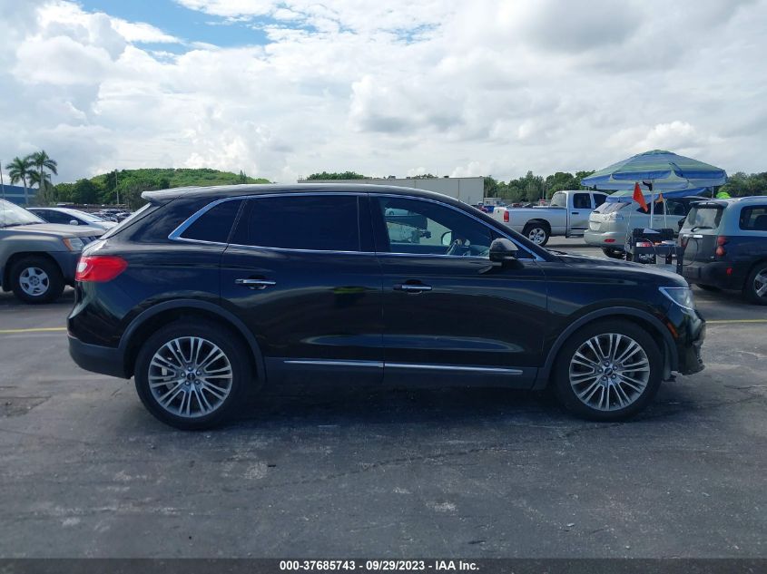 2017 LINCOLN MKX RESERVE - 2LMPJ6LR5HBL25617