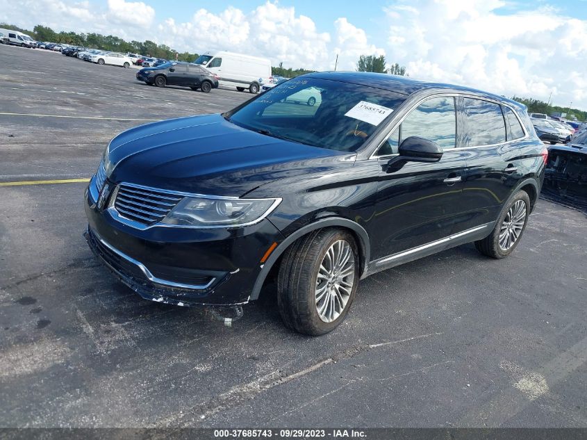 2017 LINCOLN MKX RESERVE - 2LMPJ6LR5HBL25617