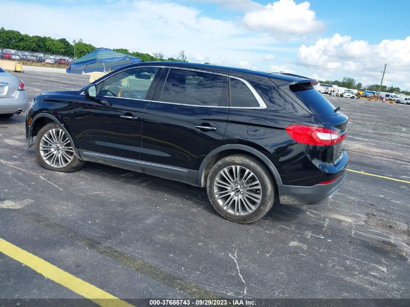 2017 LINCOLN MKX RESERVE - 2LMPJ6LR5HBL25617