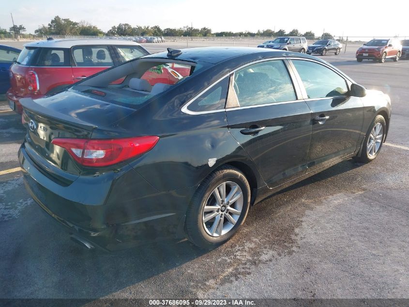 2017 HYUNDAI SONATA SE - 5NPE24AF0HH478086