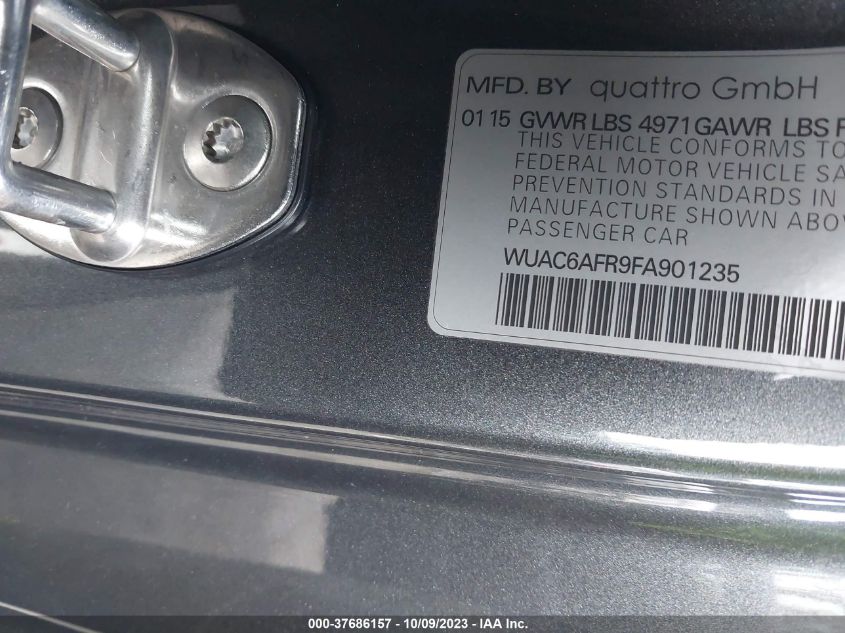 2015 AUDI RS 5 4.2 - WUAC6AFR9FA901235