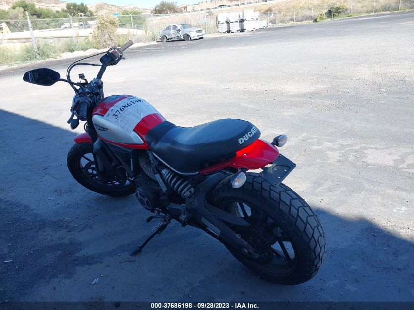 2015 DUCATI SCRAMBLER 800 ML015ANM8FT000116