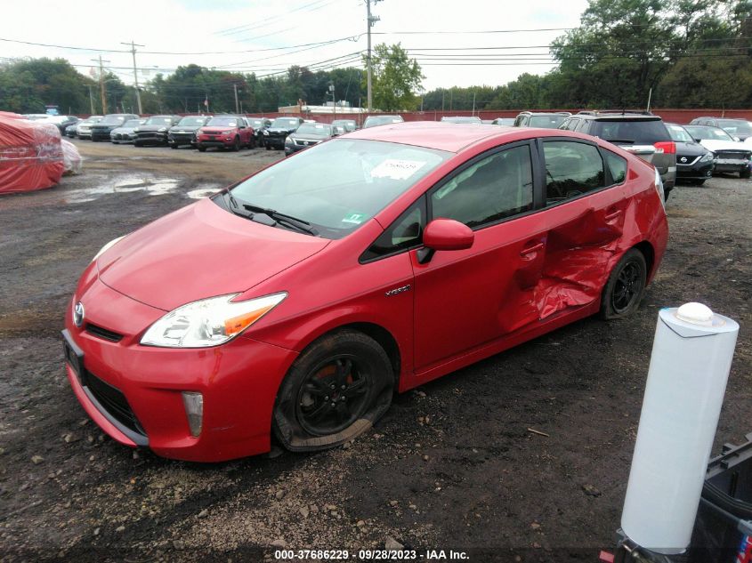 2014 TOYOTA PRIUS FOUR/FIVE/THREE/ONE/TWO - JTDKN3DU3E0381729