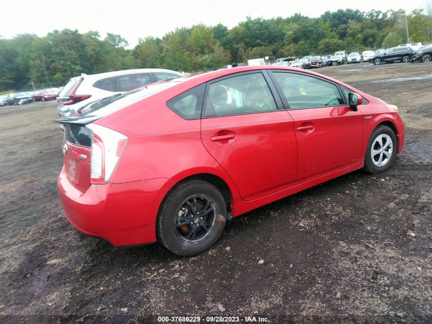 2014 TOYOTA PRIUS FOUR/FIVE/THREE/ONE/TWO - JTDKN3DU3E0381729