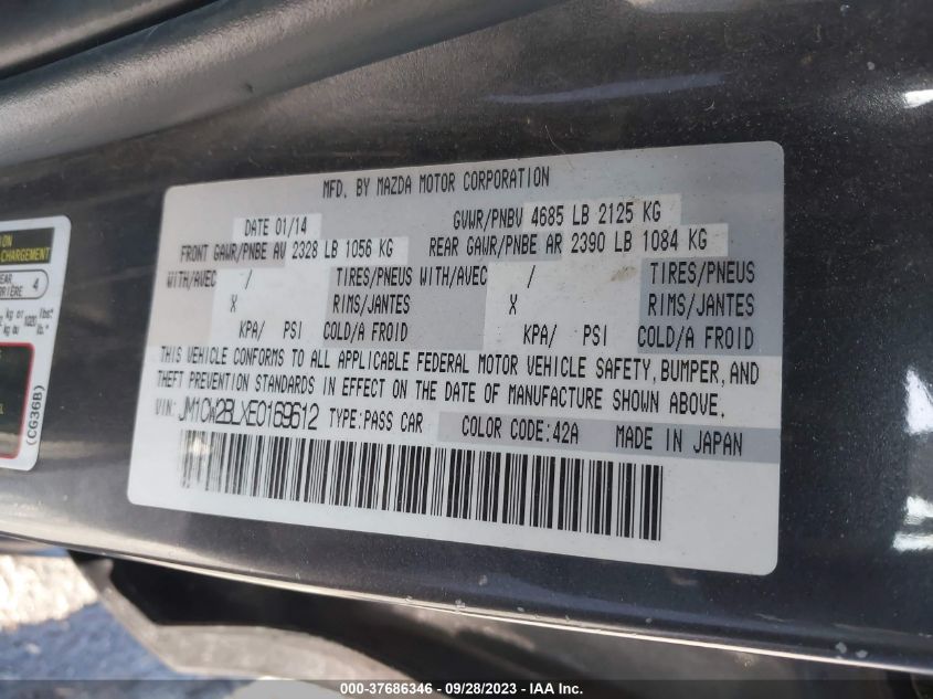 2014 MAZDA MAZDA5 SPORT - JM1CW2BLXE0169612