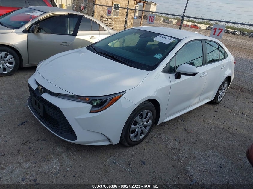 VIN 5YFEPMAE8NP277768 2022 TOYOTA COROLLA LE