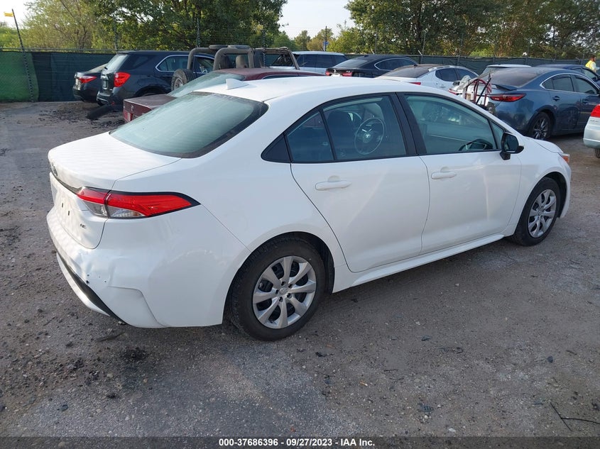 VIN 5YFEPMAE8NP277768 2022 TOYOTA COROLLA LE