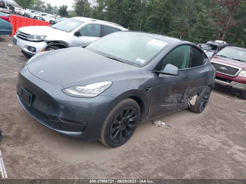 VIN 5YJYGAEE7MF143544 2021 TESLA MODEL Y LONG RANGE