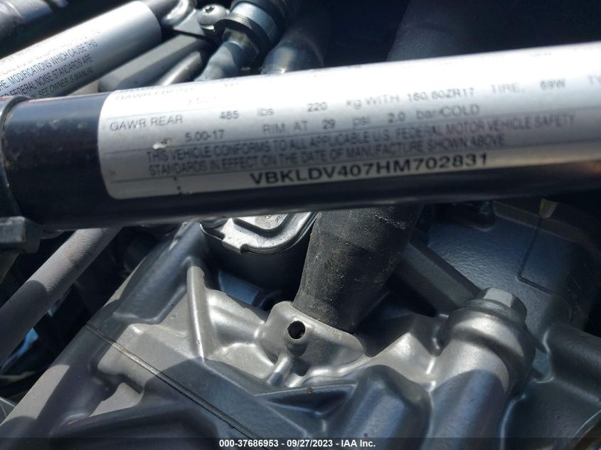 2017 KTM 690 DUKE VBKLDV407HM702831