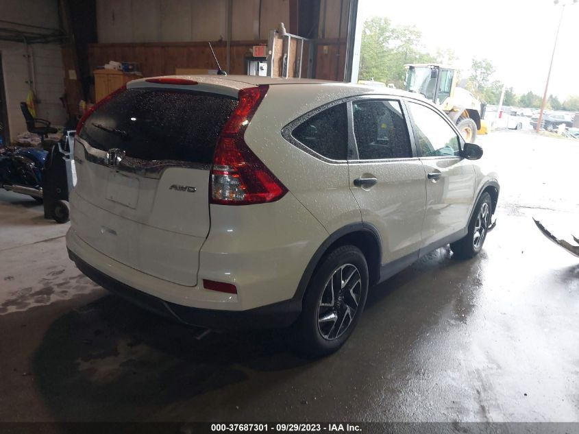 2016 HONDA CR-V SE - 5J6RM4H41GL134108