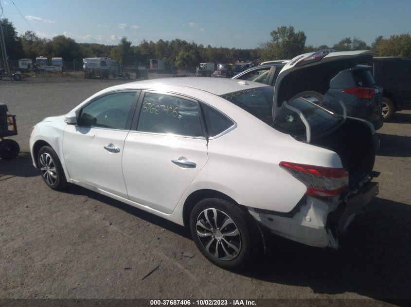 2015 NISSAN SENTRA SR/SL/S/SV/FE+ S - 3N1AB7AP9FL665111