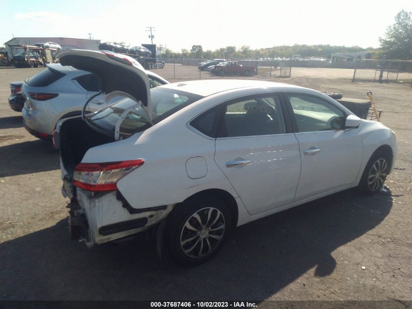 2015 NISSAN SENTRA SR/SL/S/SV/FE+ S - 3N1AB7AP9FL665111