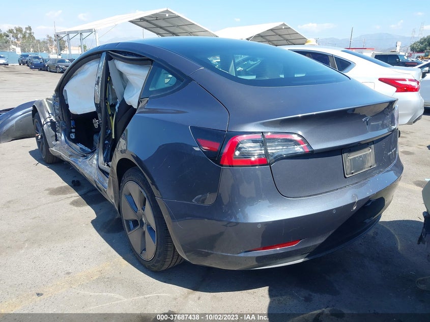 2022 TESLA MODEL 3 U   U(VIN: 5YJ3E1EBXNF349089