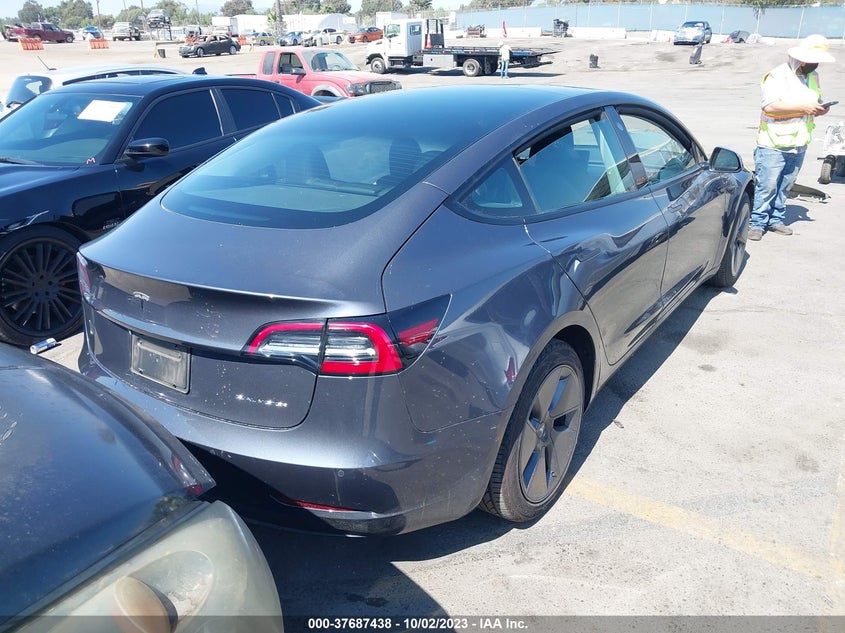 2022 TESLA MODEL 3 U   U(VIN: 5YJ3E1EBXNF349089