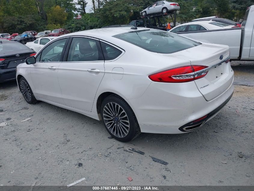 2018 FORD FUSION SE - 3FA6P0H99JR119679