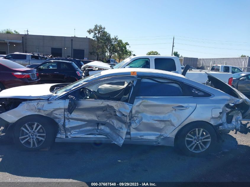 2017 HYUNDAI SONATA 2.4L - 5NPE24AF9HH491287