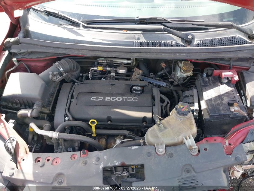 2013 CHEVROLET SONIC LT - 1G1JC6SG8D4201113