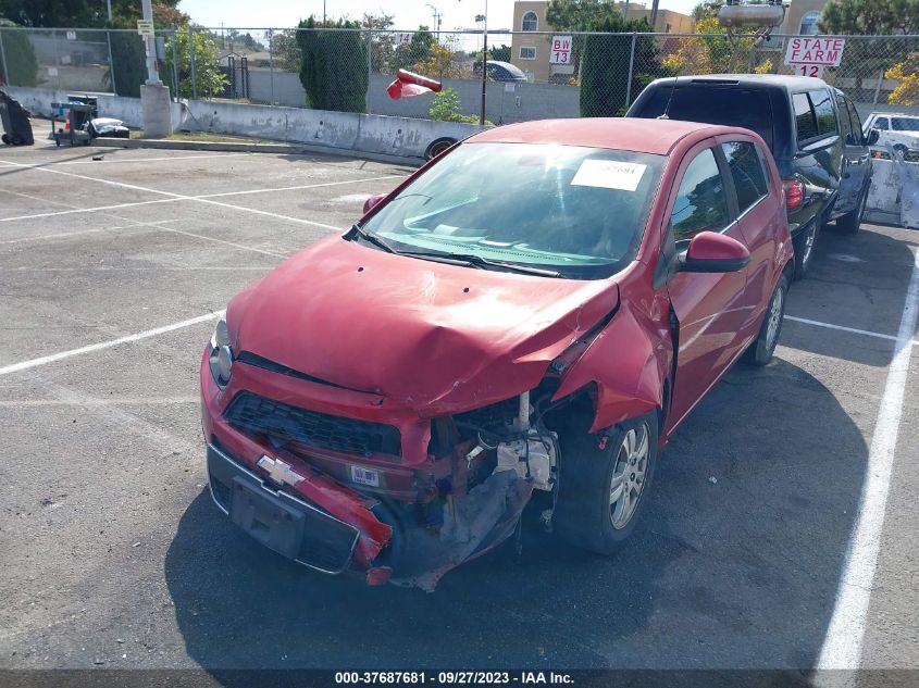 2013 CHEVROLET SONIC LT - 1G1JC6SG8D4201113