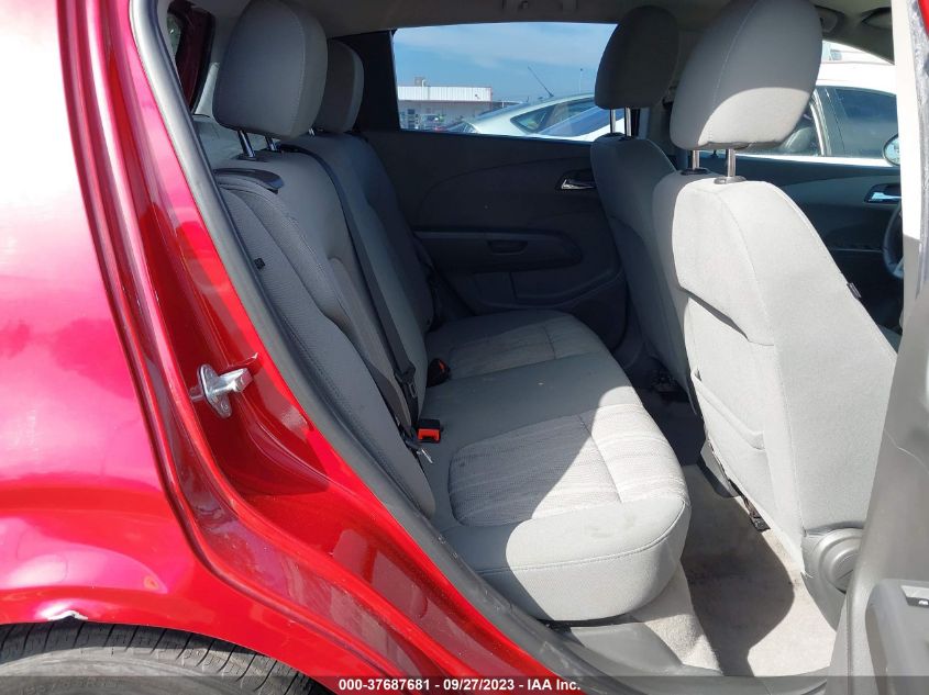 2013 CHEVROLET SONIC LT - 1G1JC6SG8D4201113