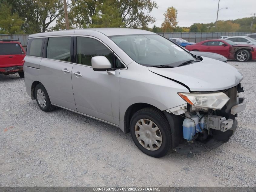 2013 NISSAN QUEST S/SV/SL/LE - JN8AE2KP2D9071329