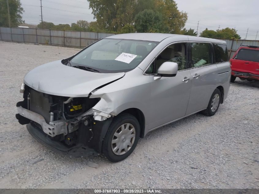 2013 NISSAN QUEST S/SV/SL/LE - JN8AE2KP2D9071329
