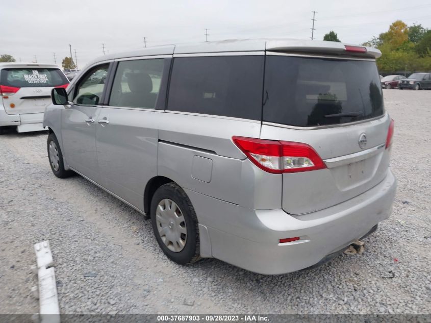 2013 NISSAN QUEST S/SV/SL/LE - JN8AE2KP2D9071329