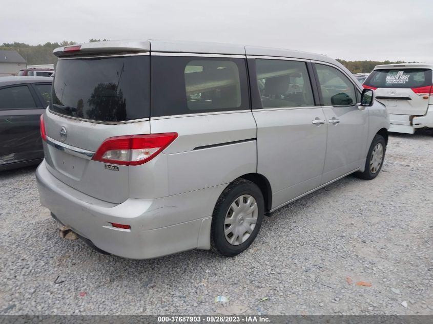 2013 NISSAN QUEST S/SV/SL/LE - JN8AE2KP2D9071329