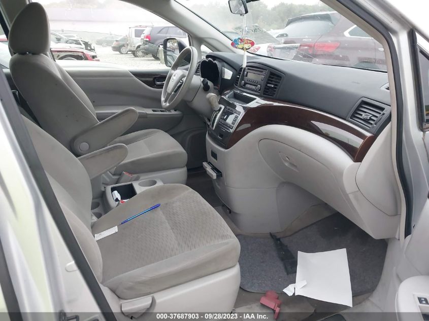 2013 NISSAN QUEST S/SV/SL/LE - JN8AE2KP2D9071329