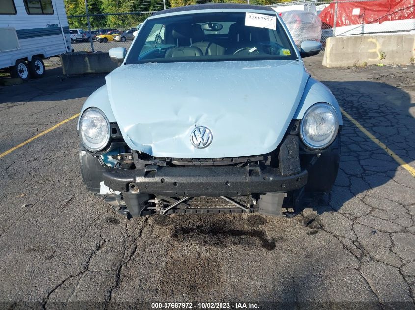 2014 VOLKSWAGEN BEETLE CONVERTIBLE 2.5L 3VW5P7ATXEM803189