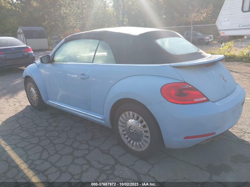 2014 VOLKSWAGEN BEETLE CONVERTIBLE 2.5L 3VW5P7ATXEM803189
