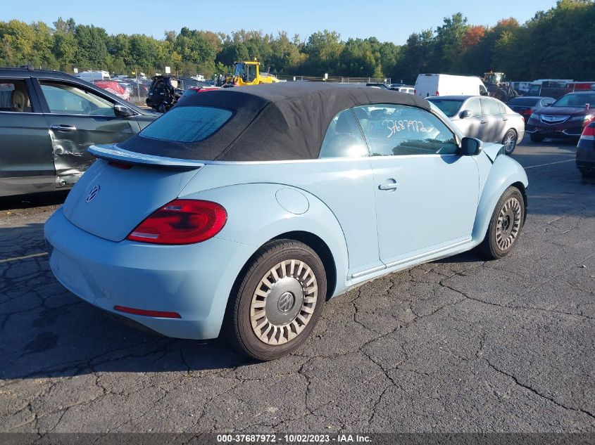 2014 VOLKSWAGEN BEETLE CONVERTIBLE 2.5L 3VW5P7ATXEM803189