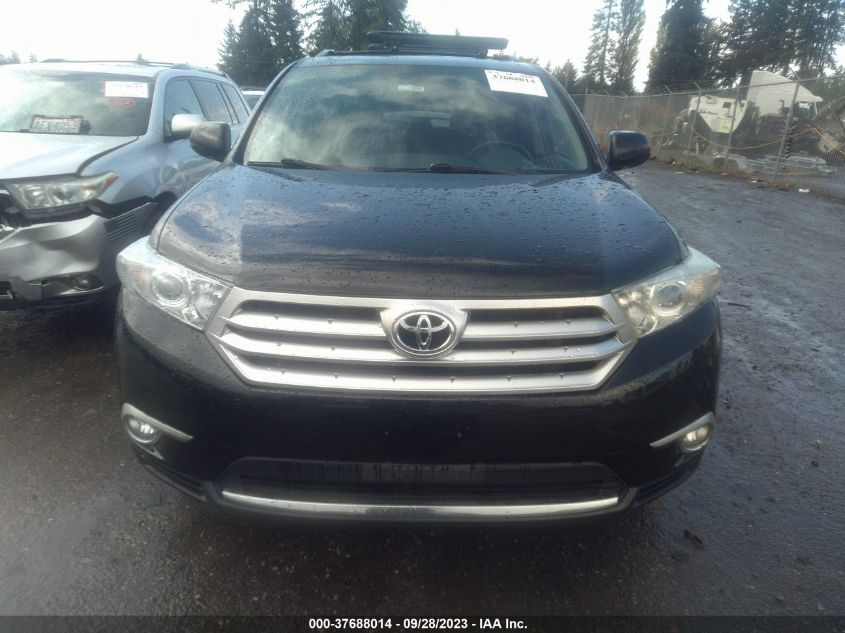 2013 TOYOTA HIGHLANDER LIMITED - 5TDDK3EH3DS255594