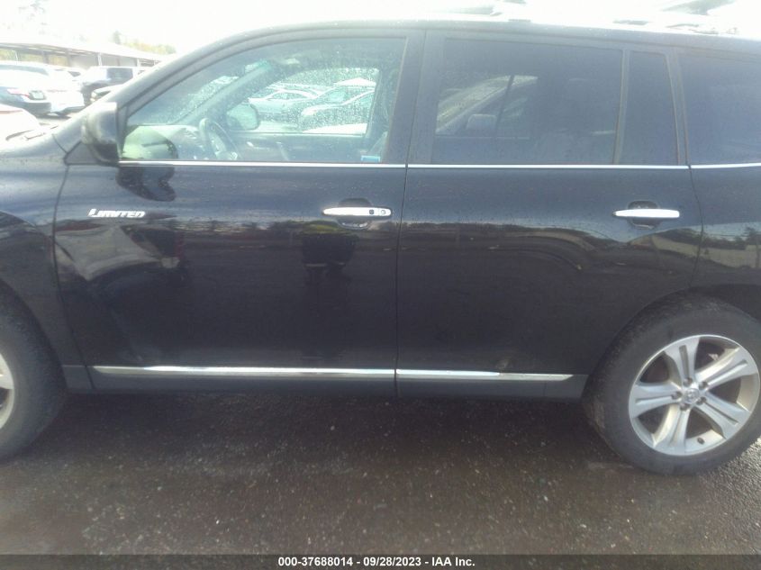 2013 TOYOTA HIGHLANDER LIMITED - 5TDDK3EH3DS255594