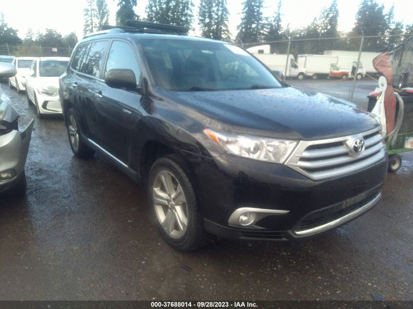 2013 TOYOTA HIGHLANDER LIMITED - 5TDDK3EH3DS255594
