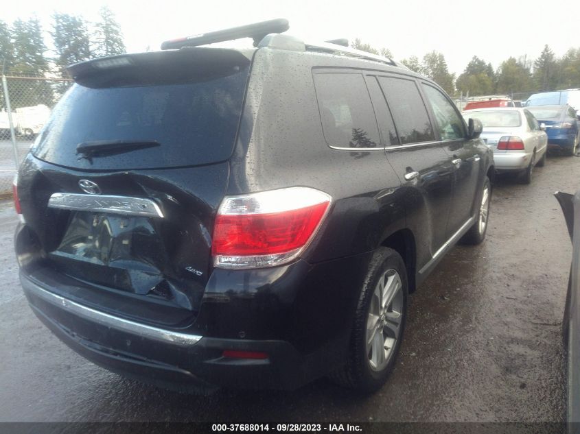 2013 TOYOTA HIGHLANDER LIMITED - 5TDDK3EH3DS255594